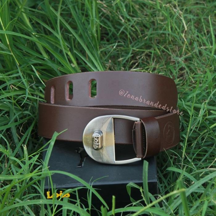 Best Top Seller!! Ikat Pinggang U002F Gesper Kulit Pria Branded Lois Original Lbo-281 Brown - ready stock