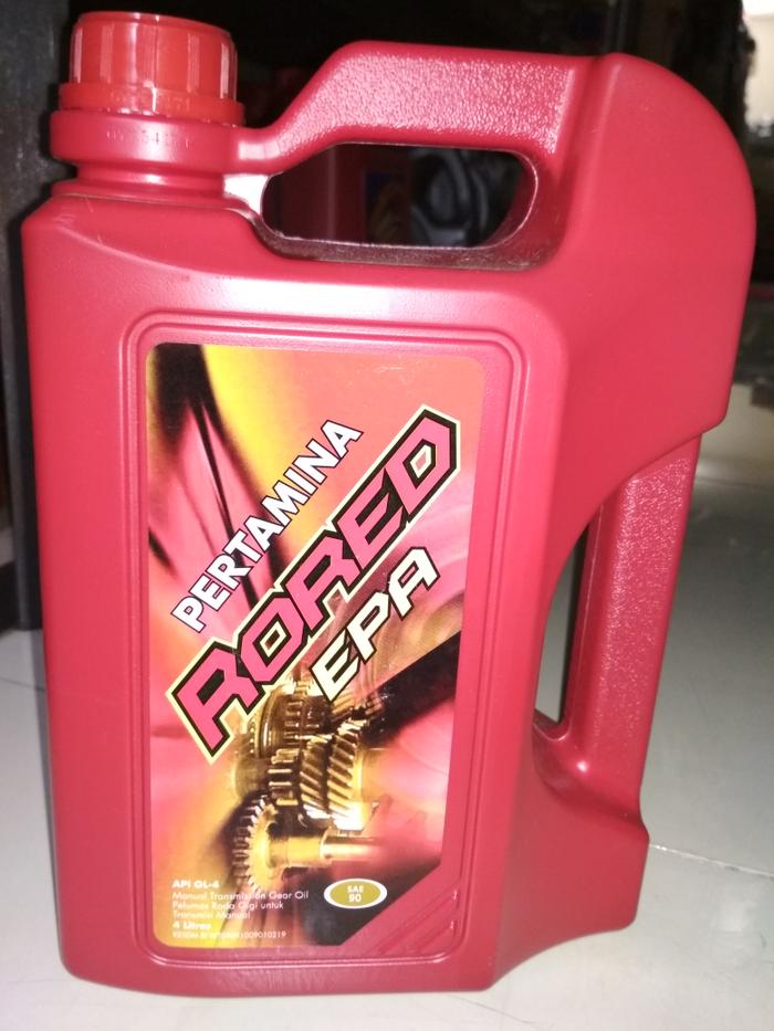 OLI TRANSMISI-GARDAN PERTAMINA RORED EPA SAE 90 API GL-4 4 LITER ORI / AKSESORIS MOTOR / MOBIL / VARIASI / BERKUALITAS / OTO-A3757