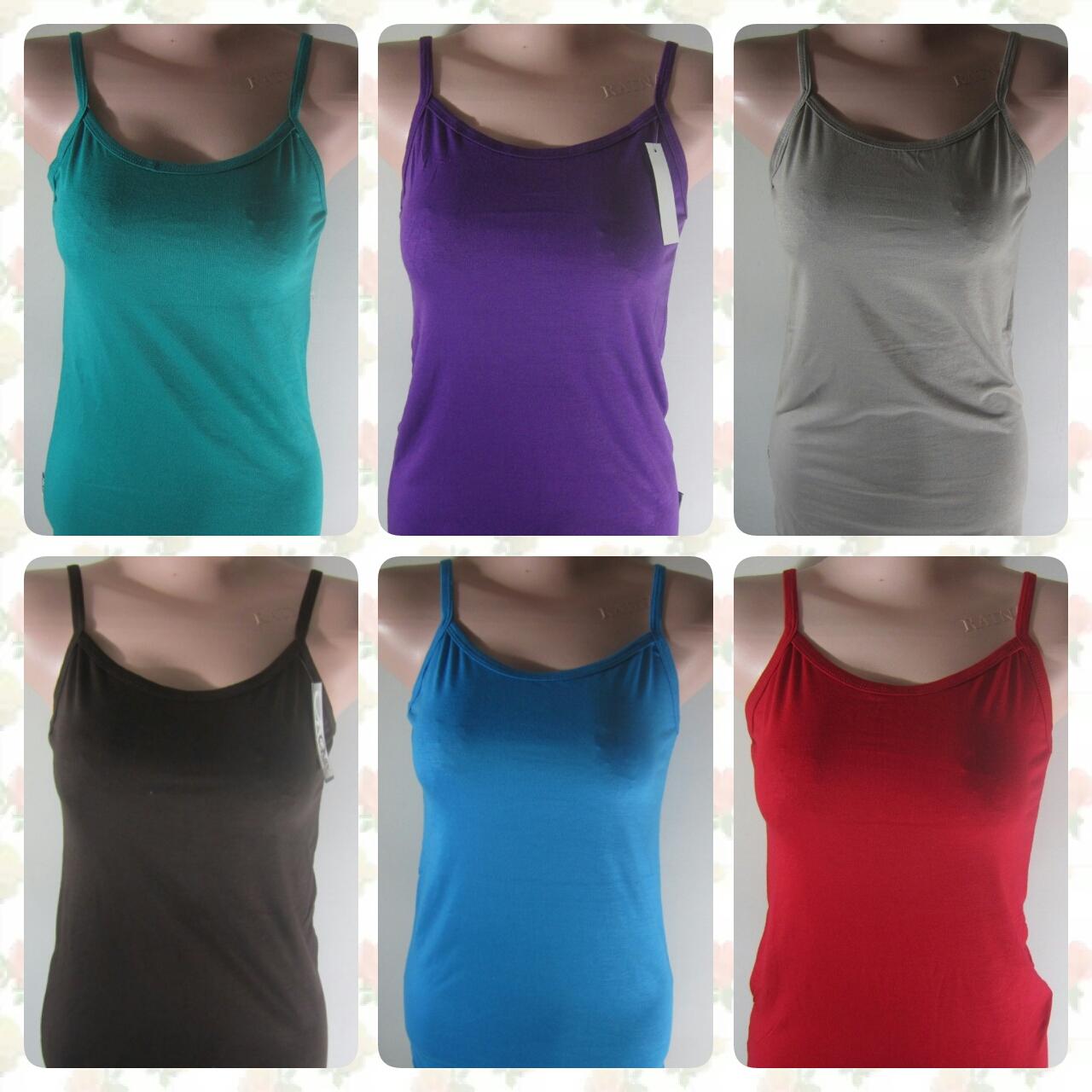 Tanktop Wanita Basic Polos Onix