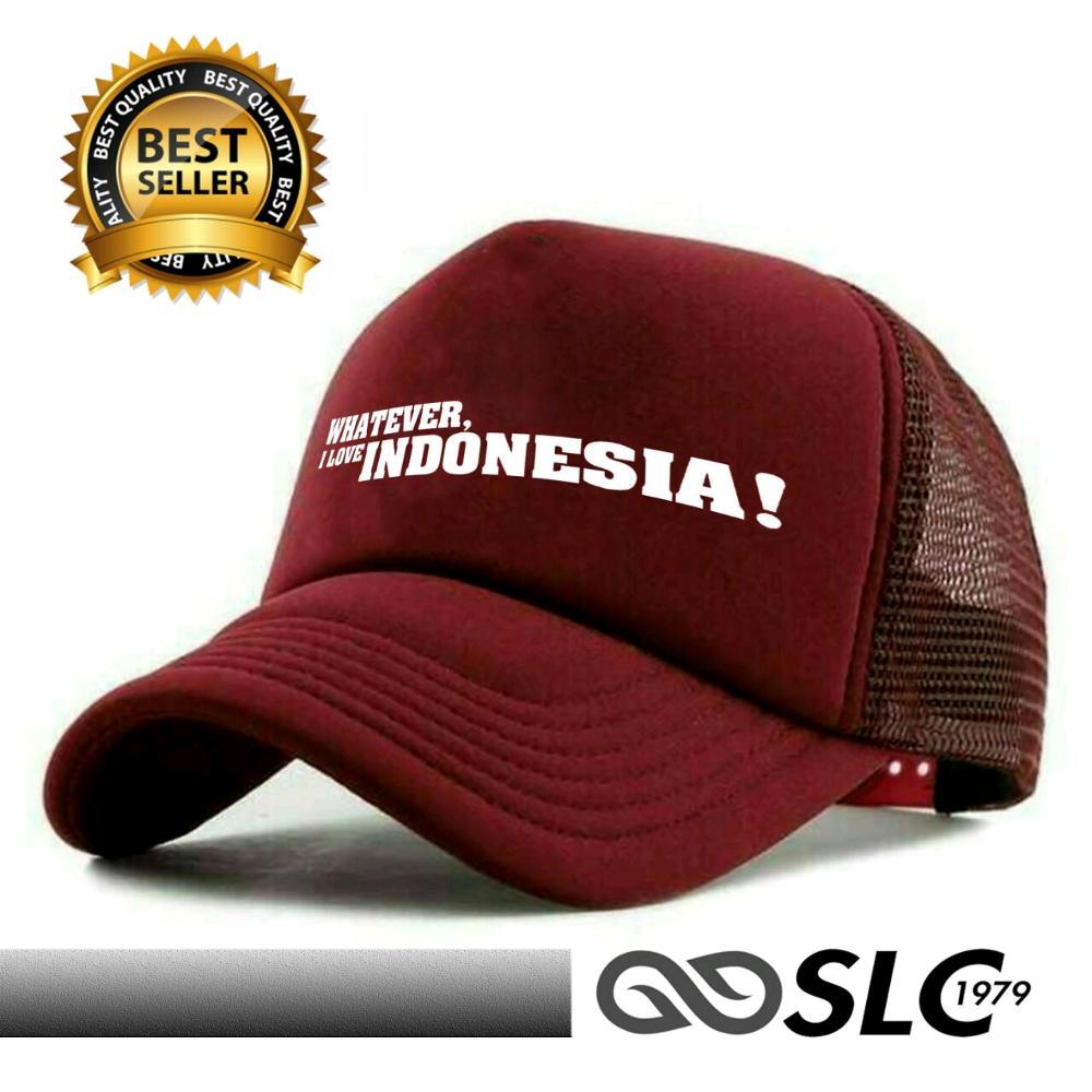 TOPI JARING TRUCKER WHATEVER I LOVE INDONESIA TT2 - SLC