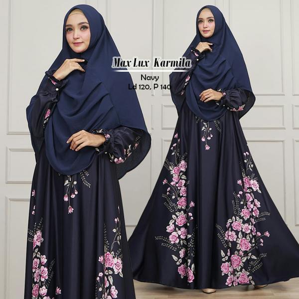 KARMILA SYARI BIG SIZE - BAJU KURUNG MUSLIM MURAH TERBARU 2018 GROSIR GAMIS SYARI PAKAIAN WANITA BUSANA PESTA MODERN BORDIR CELANA ATASAN SETELAN MAXIDRESS COUPLE KULOT