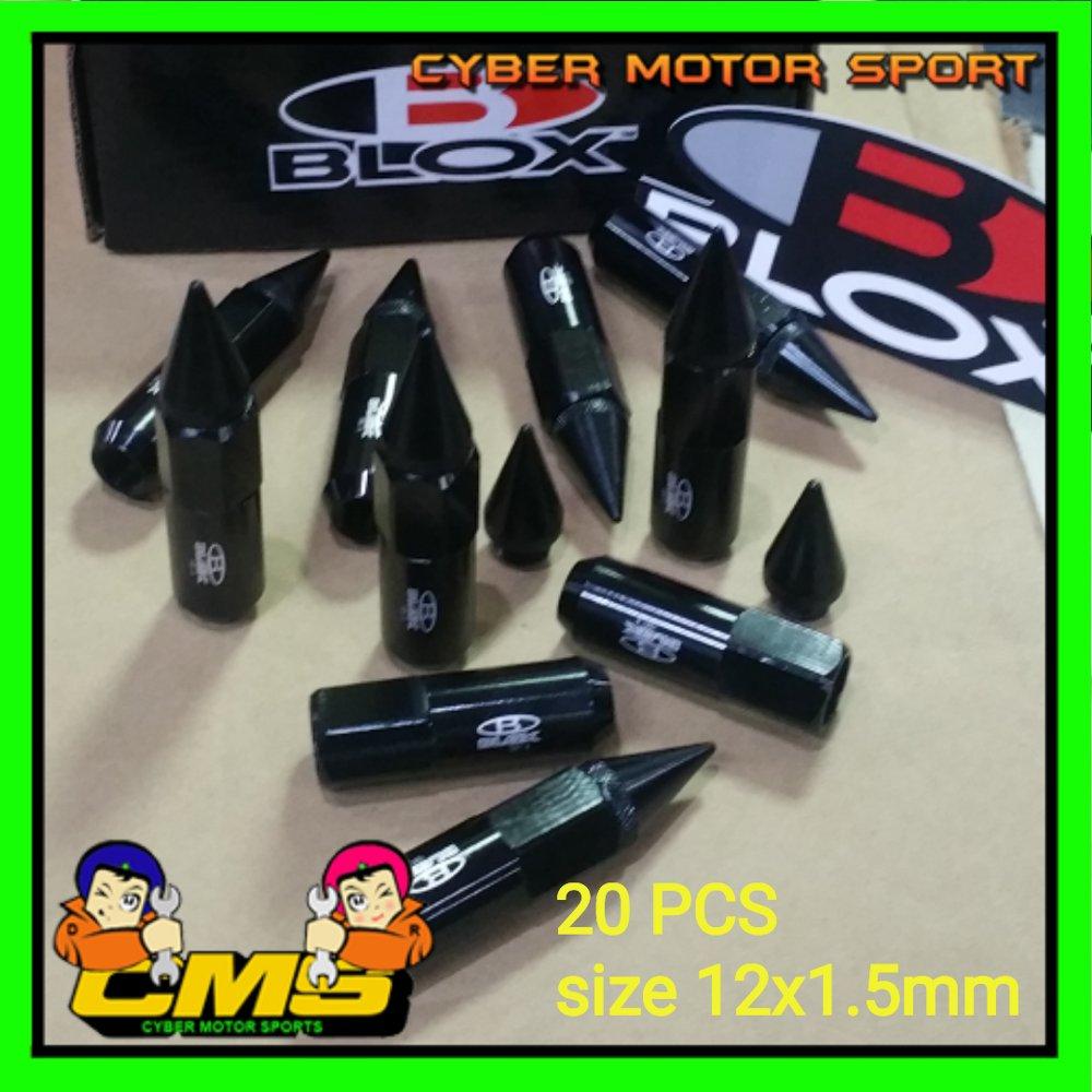 baut mobil roda ukuran 12X1.5mm. Mur baut roda mobil universal 1.5mm . baut racing roda monil universal 20pcs