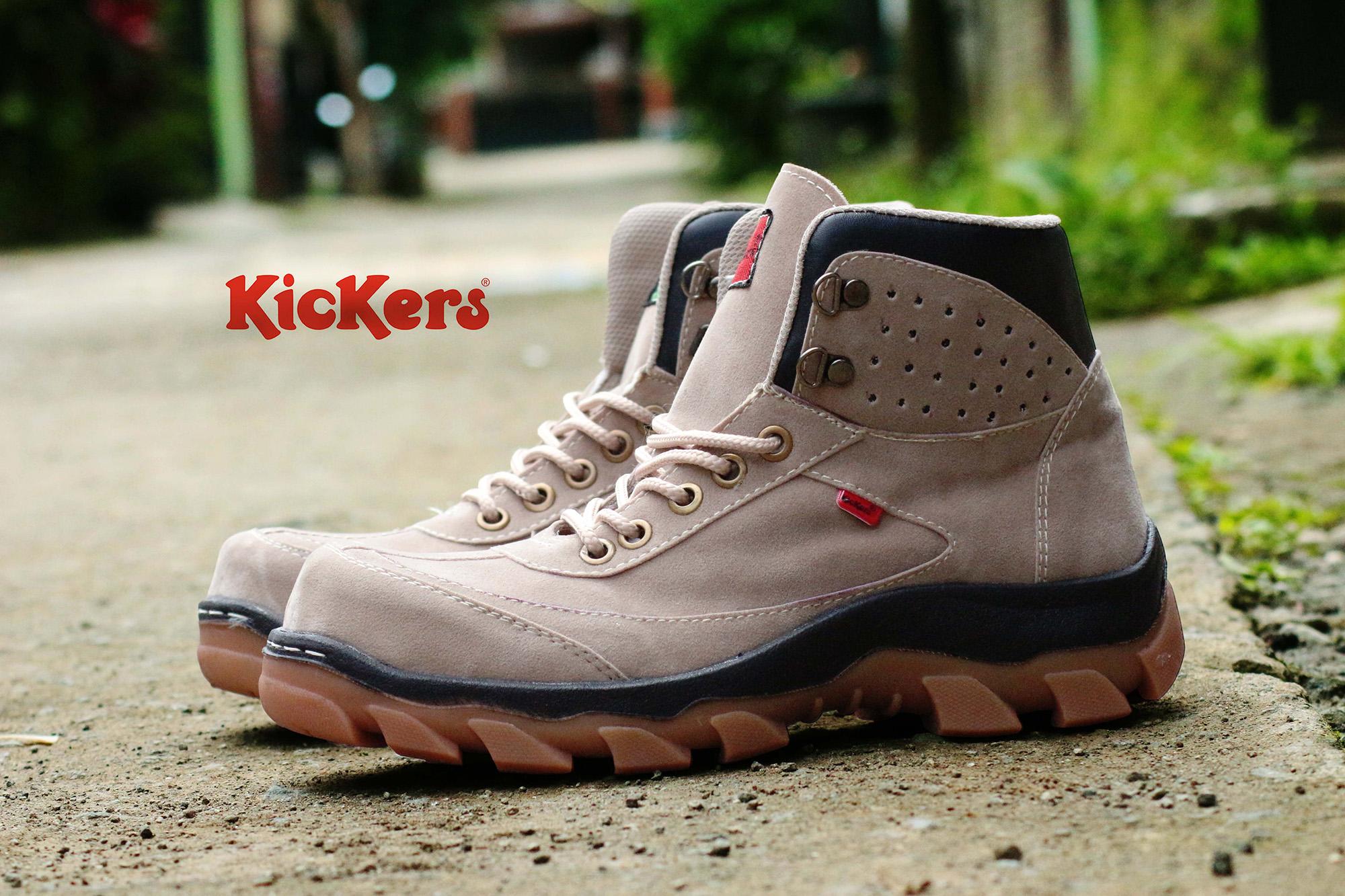 sepatu boots safety pria KICKERS sepatu tracking touring hiking kerja lapangan sepatu gunung