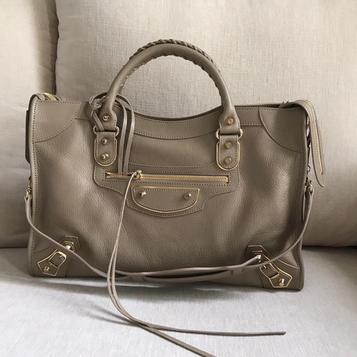 HOT SPESIAL!!! Balenciaga City Edge latte Ghw - 1sBYlV