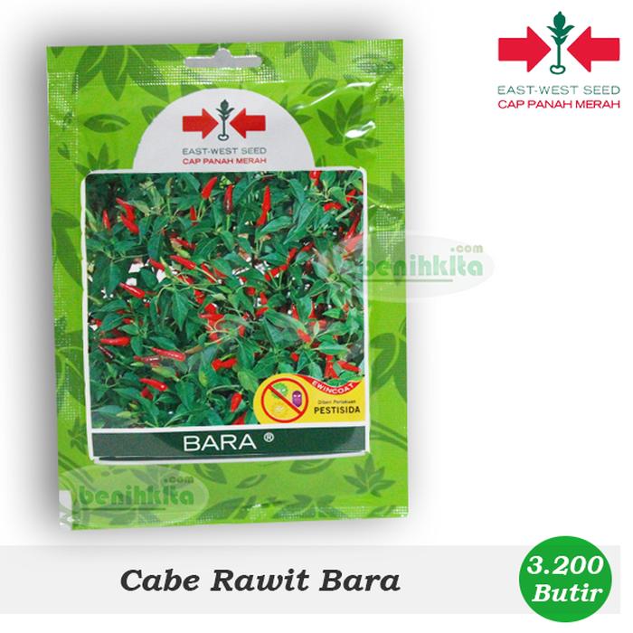 SALE - Benih/Bibit Cabe Rawit Bara 3200 Butir (Cap Panah Merah) Import