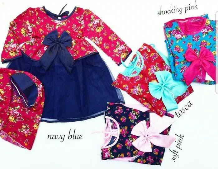Baju muslim bayi perempuan / gamis anak bayi / muslim pita - baju gamis anak perempuan terbaru / baju gamis anak perempuan termurah / baju gamis anak perempuan berkualitas / baju anak / baju gamis / baju keren / baju muslim anak perempuan / baju lebaran