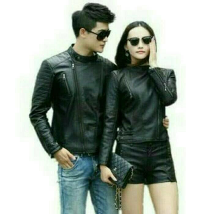 Jaket Semi Kulit Couple / Jaket Couple Semi Kulit / Jaket Sepasang