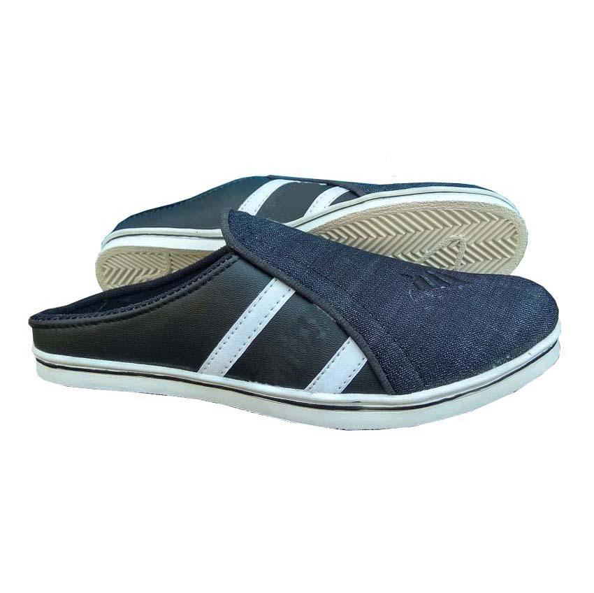 Sepatu Selop Adid KWL Sandal Selop Pria - Black