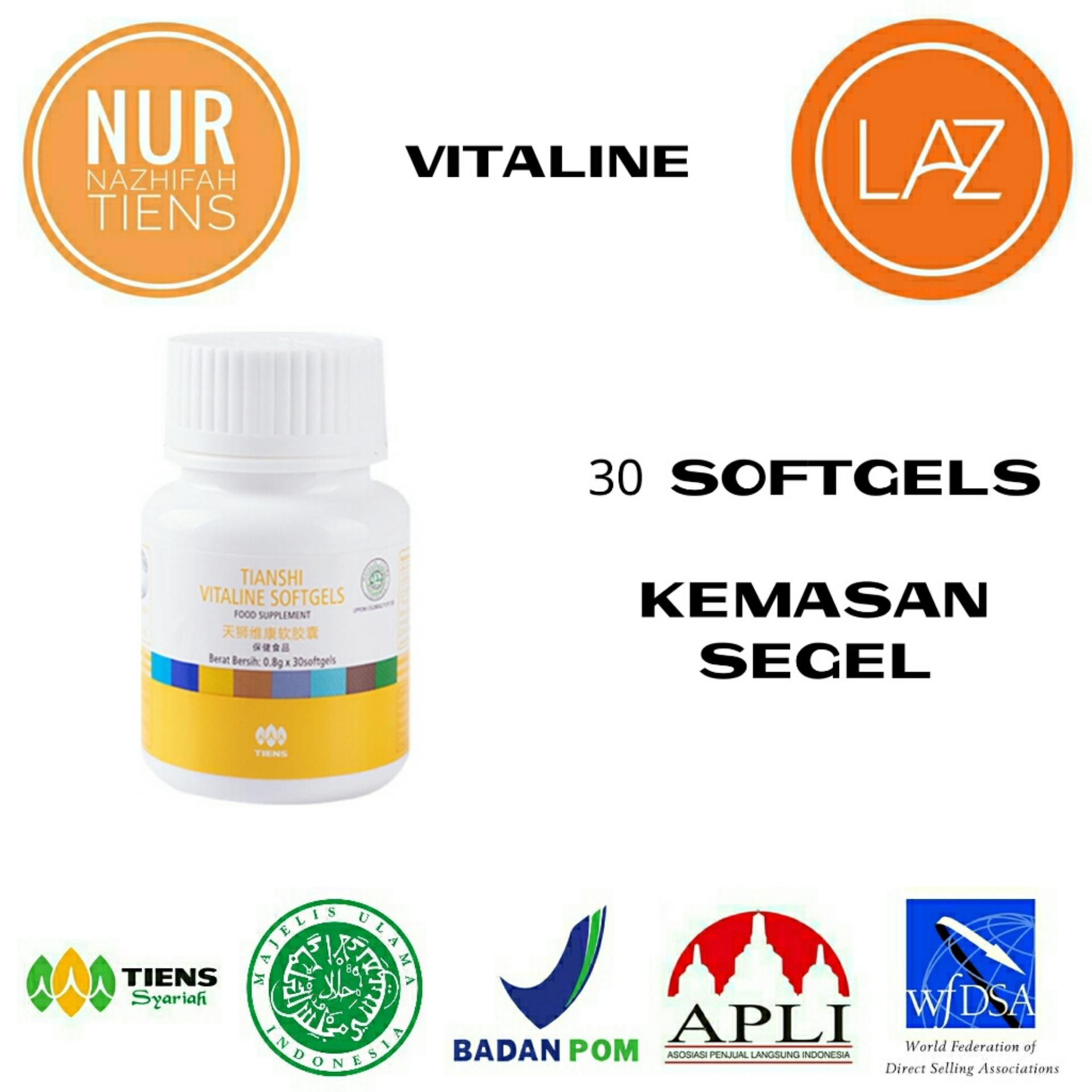 NN Tiens Vitaline Serum Pemutih Wajah & Nutrisi Pemutih Kulit Seluruh Tubuh Herbal Alami - Promo 30 Softgels