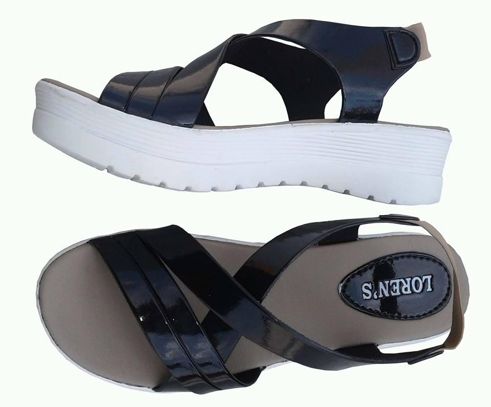 Diky noval/ sandal wanita/ sandal selop/ sandal cross strap/ sandal street/ sandal wedges/ sandal trendy/ sandal slip on