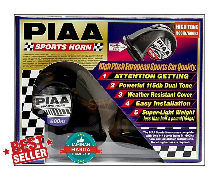 PIAA 85112 Sports Horn - Klakson Mobil High Tone 115db 500-600Hz