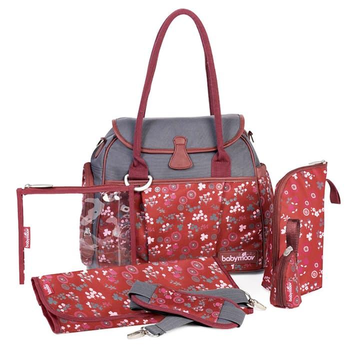 Babymoov Style Bag Cherry / Tas Perlengkapan Bayi Babymoov