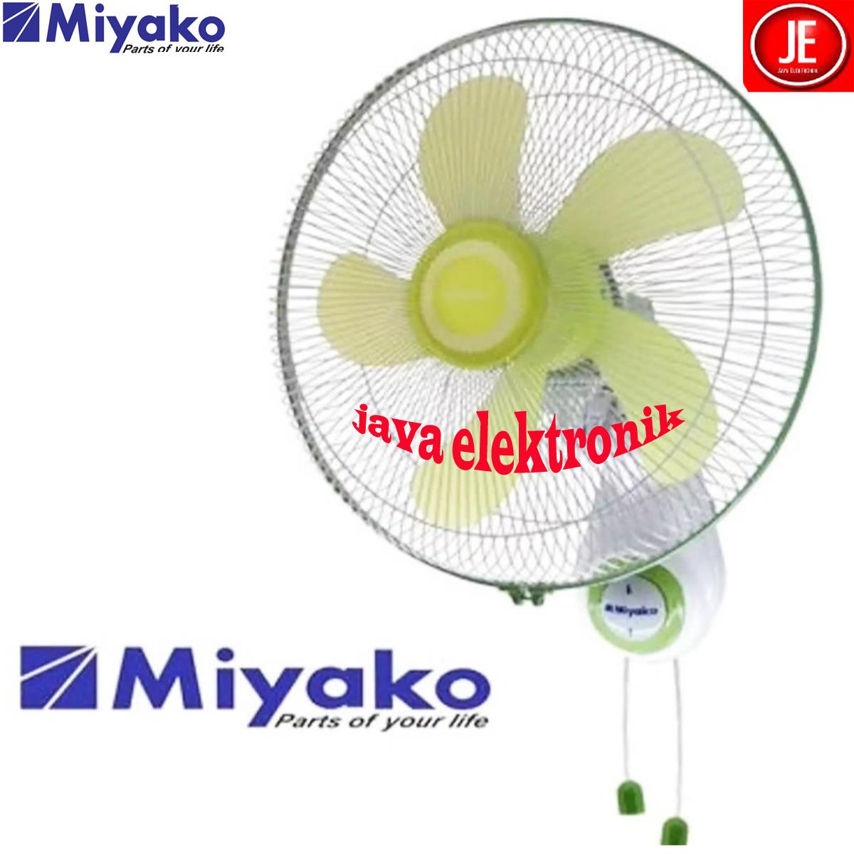 MIYAKO Kipas Angin Dinding 16" KAW-1662 - Hijau garansi resmi
