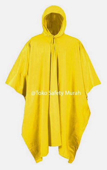 Mantel Jas Hujan Ponco Kuning Cap Layar Bahan Tebal GROSIR