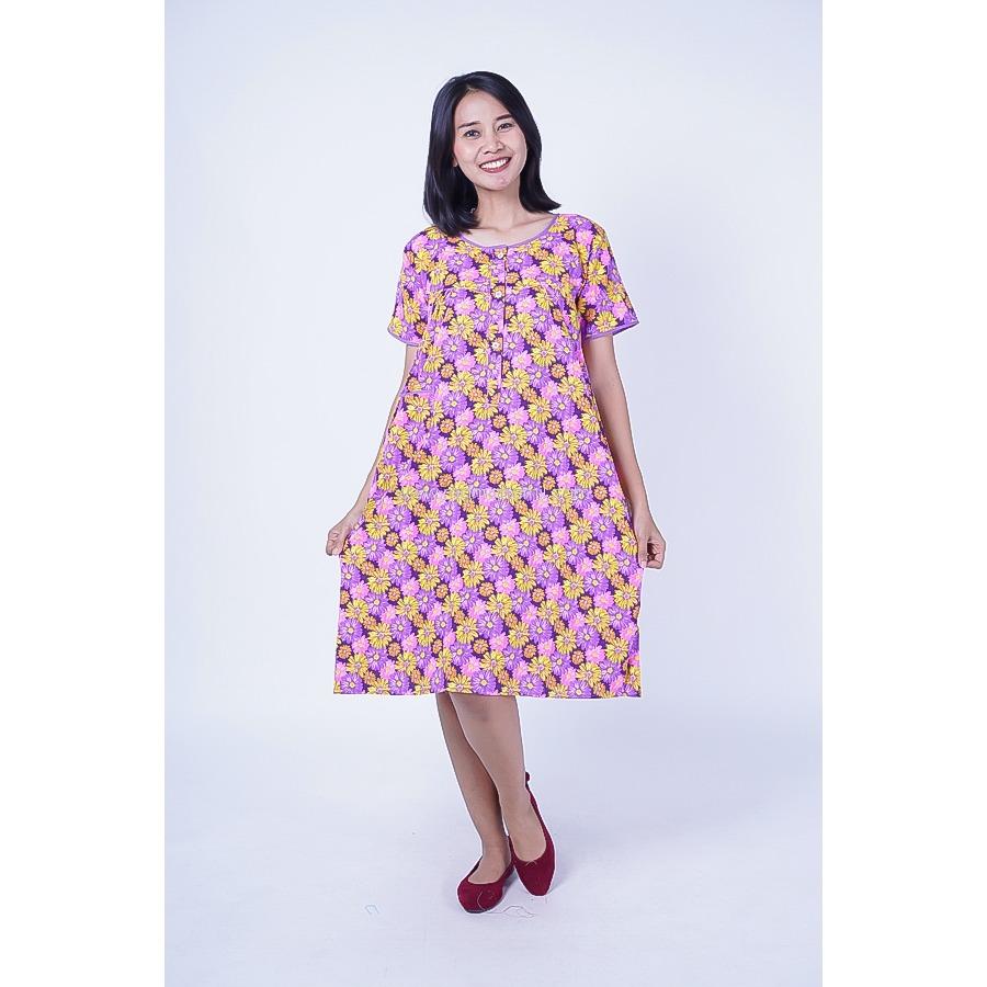 Mama Hamil Daster Hamil Menyusui Sun Flowers / daster bali / daster batik / daster ibu / daster malang / daster ibu hamil / daster menyusui / daster hamil / daster payung / daster remaja / daster kencana ungu / daster full kancing / daster kimono