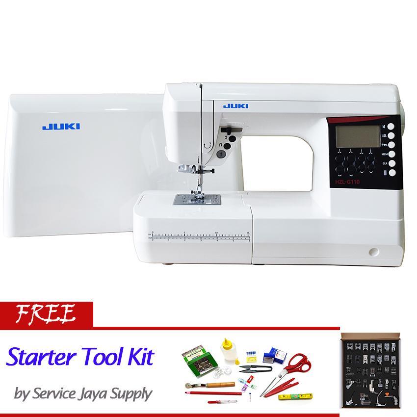 Juki HZL-G110 Mesin Jahit Computerised Portable +FREE SJS Starter Kit