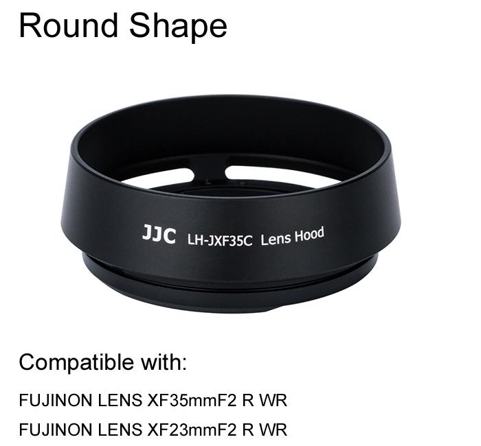 JJC Metal Lens Hood Replaces Fujifilm LH-XF35-2 for XF 35mm f/2 & XF 23mm f/2 R WR Lens
