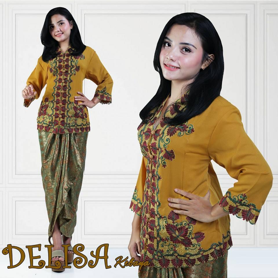 setelan kebaya modern wanita /kebaya lebaran batik lebaran / baju batik wanita -kebaya kartini-encim