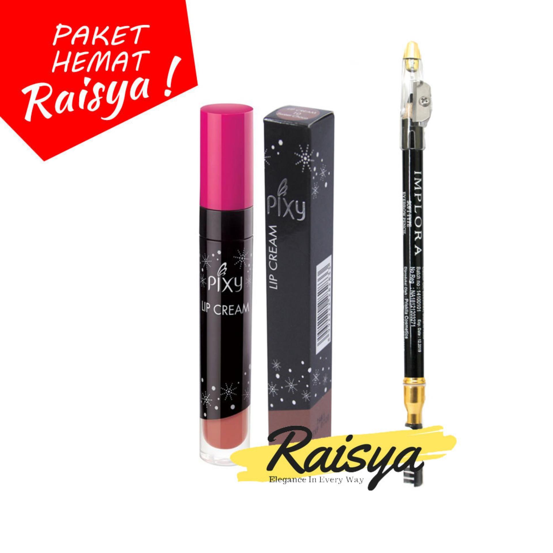 Pixy Lip Cream No. 12 Mild Peach Free Implora Pensil Alis Hitam Resmi BPOM
