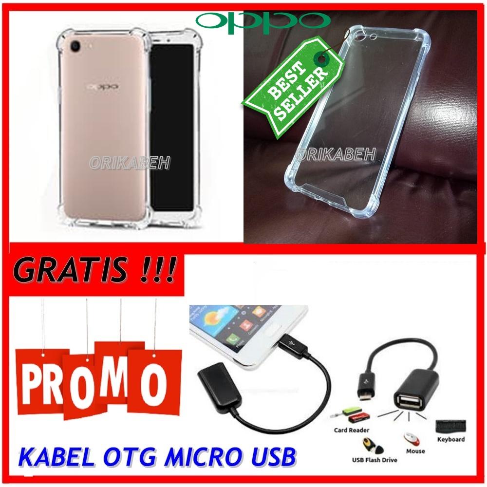 Back Case Soft Jacket / Anti Crack Oppo A83 - Bahan Lebih Bagus + Gratis Kabel Otg Micro Usb ( orikabeh )
