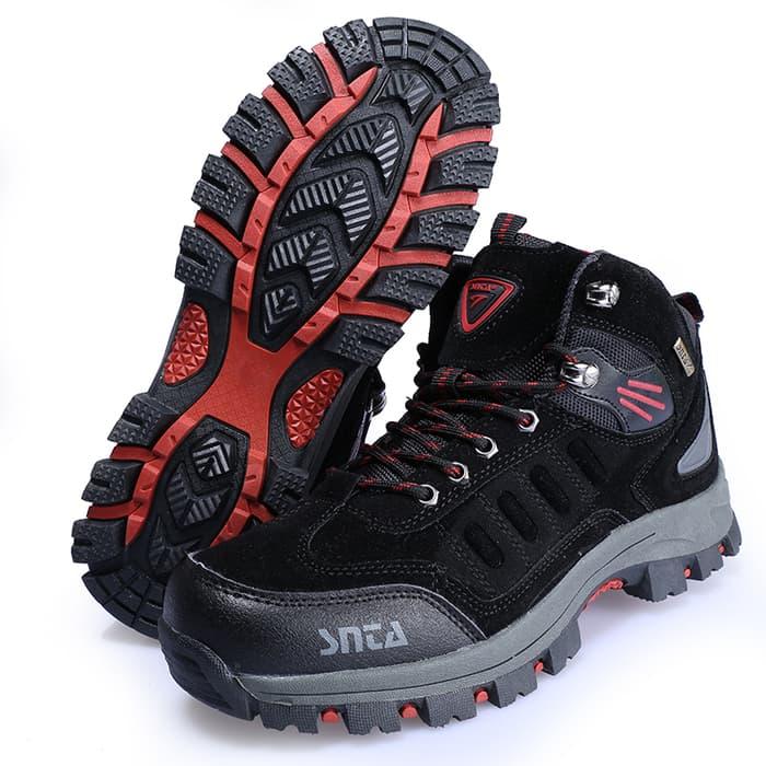 BEST SELLER!!! Sepatu Gunung/Trekking/Hiking/Adventure Merek SNTA 467 BLACK - 3F3Qov