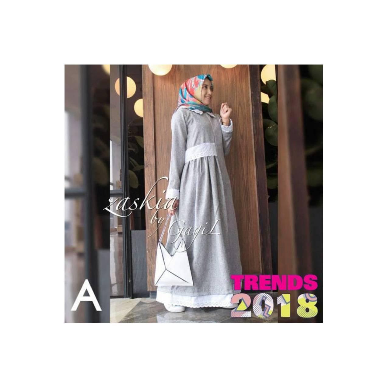 Gamis Dress Zaskia by Gagil Original Ori