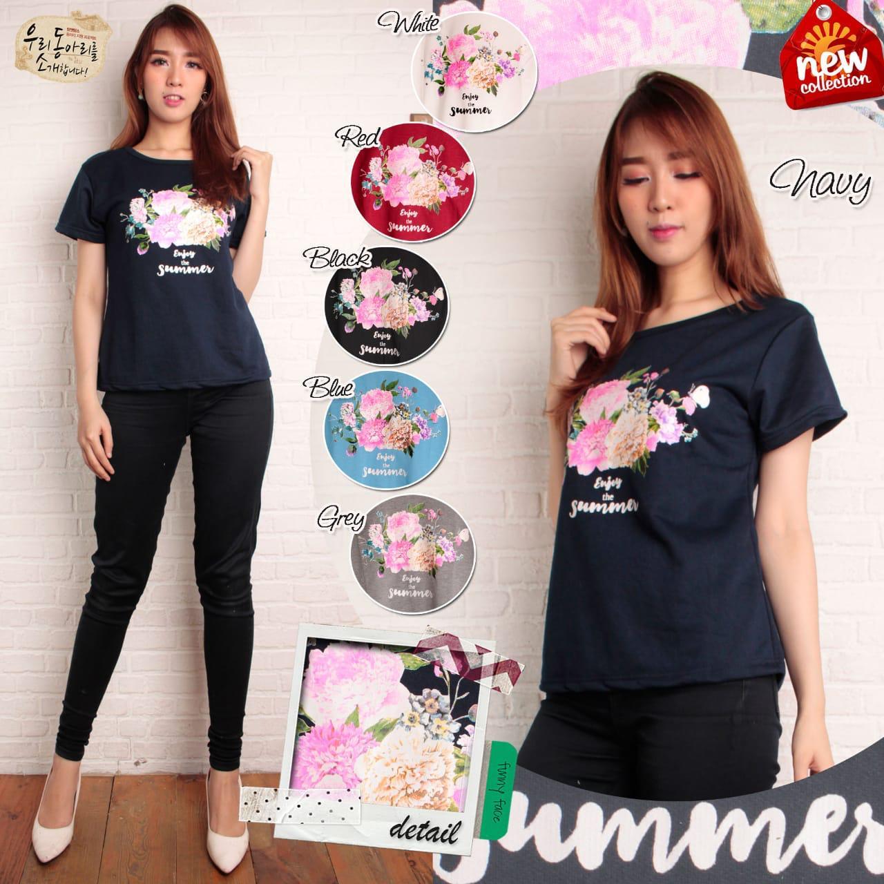Fashionshop ATASAN DETAIL ROSE - Biru Muda / Baju Wanita / Blouse Korea / Atasan Wanita / Baju Formal / Kemeja Wanita / Kemeja Formal / Atasan Muslim / Kemeja Cewek Tunik / Ajico / Military / Kalani / Tunik / Syfarose / Najwa / Damai / Sale / Tunik