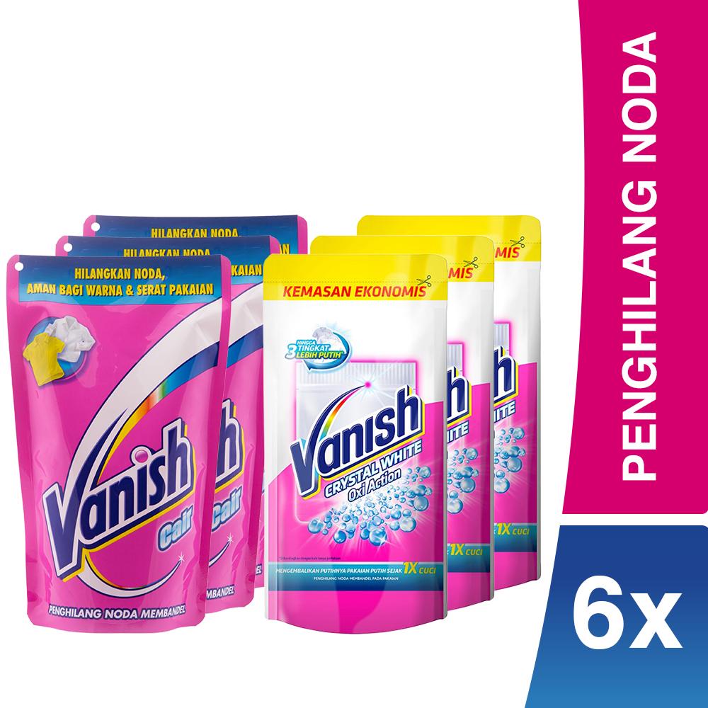 Vanish White 450ml x 3 + Vanish Pink 450ml x3