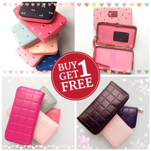 (PROMO BUY 1 GET 1) DOMPET HP LADY FREE OLIVER JIMSHONEY Variasi LADY CREAM