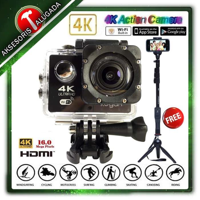 SALE - Kogan Action Camera 4K UltraHD DV 16MP WIFI FREE TONGSIS TRIPOD Original