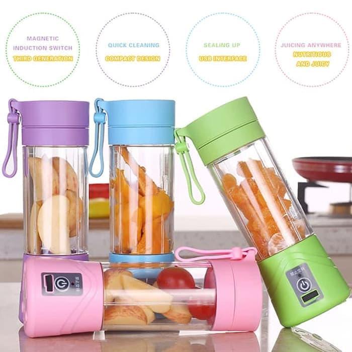 Promo Blender Juice Portable Non Power Bank Blender Mini Blender BuahBlender Capsule Shake N Take