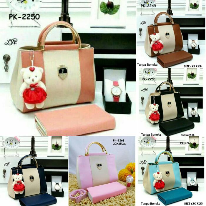 TERLARIS!!! Tas Lokal/Tas Murah/Tas Paketan/Slingbag/Paket 3in1 Furla Saffiano - TRjK0d