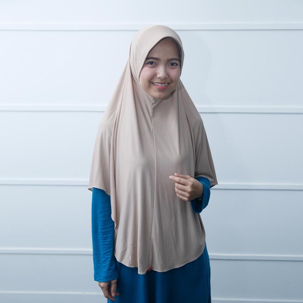 Jilbab Kerudung Zoya - Marsha Sparkling Zoya warna COFFEE LATTE