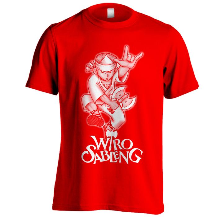 Kaos Wiro Sableng C02 - Merah Baju Distro Film Jadul XXXL