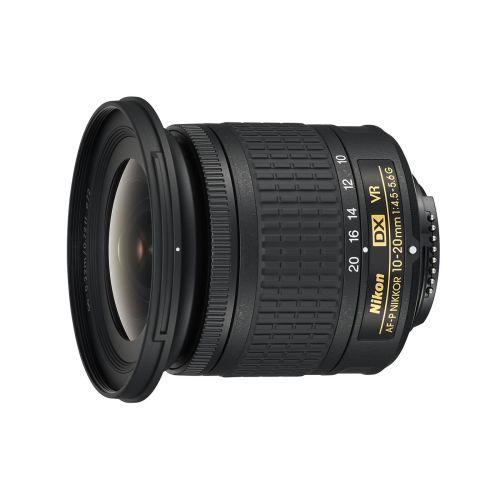 Nikon Wide-Angle Lensa Variabel AF-P DX NIKKOR 10-20 Mm F/4.5-5.6G VR Nikon format DX Khusus Membersihkan dengan Cross
