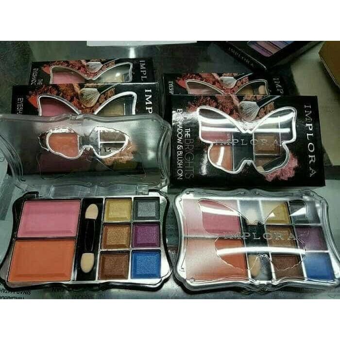 Termurah Dan Terlaris IMPLORA EYESHADOW AND BLUSH ON KUPUKUPU