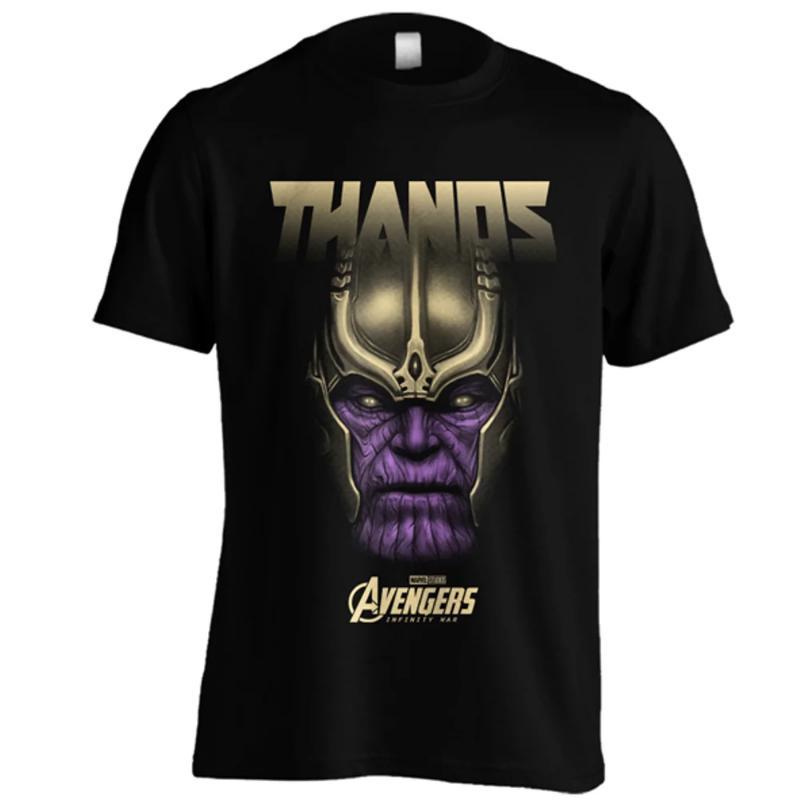 Kaos Distro Avengers Thanos C01 Infinity Wars Hitam Ukuran S - XXL Avengers Villains Baju Distro Marvel Superhero