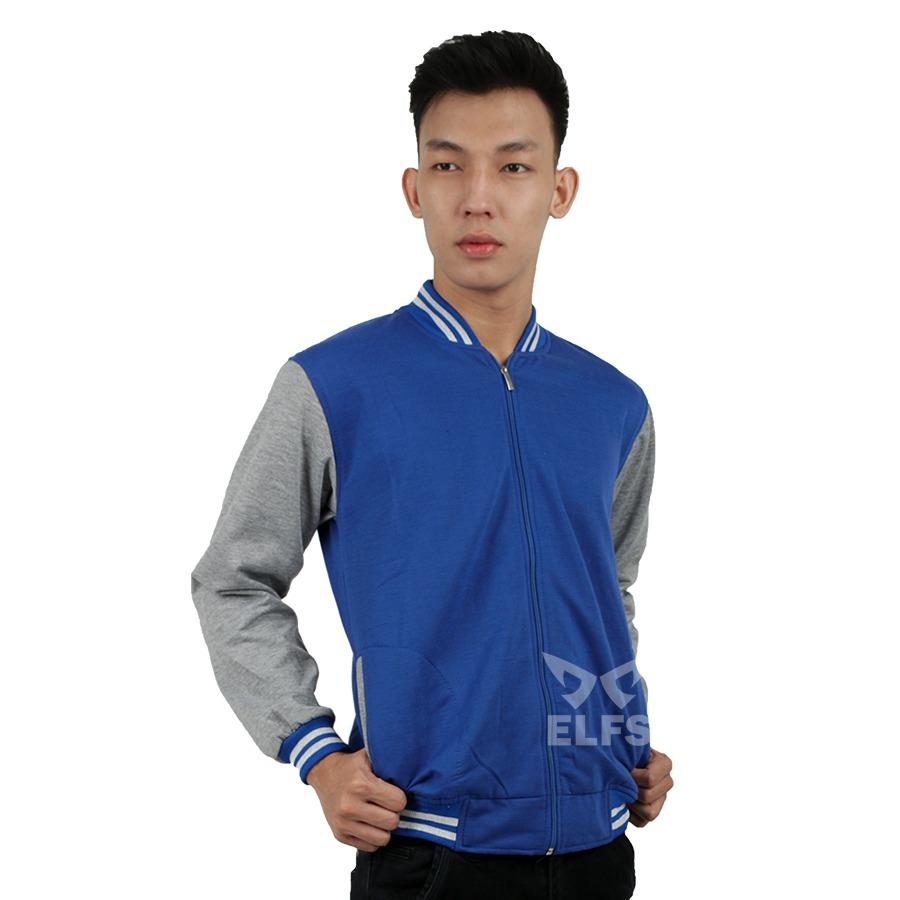 Elfs Shop - Jaket Baseball Varsity Lengan Abumuda