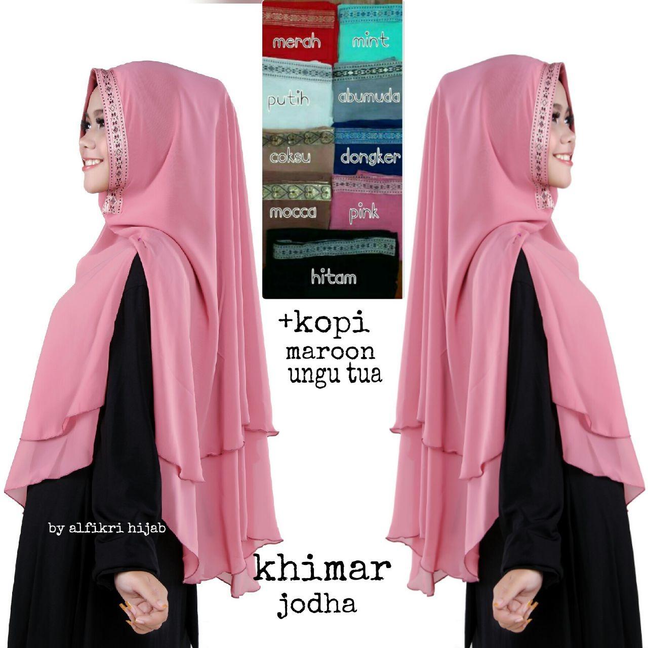 Kerudung / Jilbab Khimar Jodha