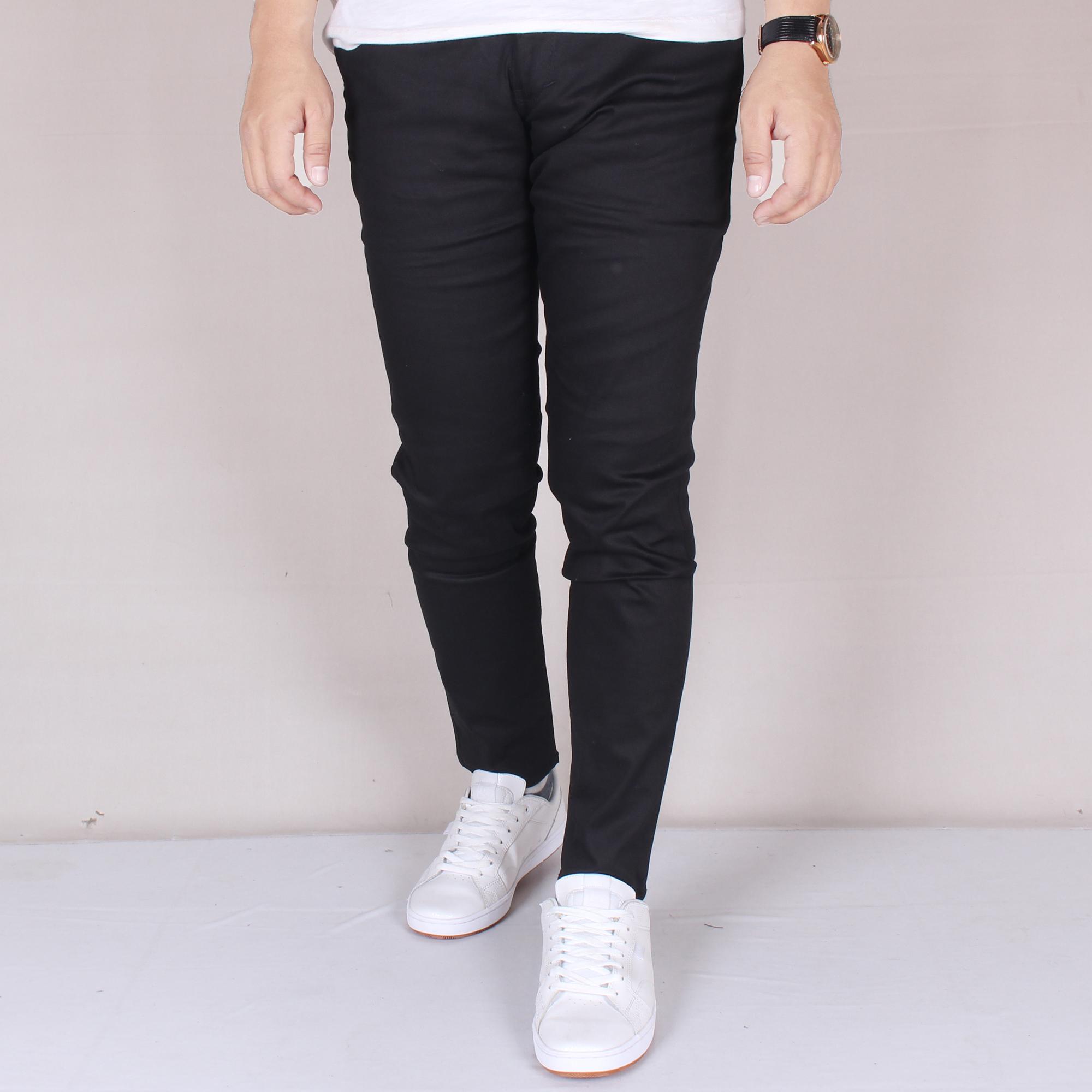 GIRINO.INC 6033 Celana Chino Hitam polos Panjang SKINNY /Celana lepis/Celana Jeans Skinny Pria/ celana denim/jeans polos /CELANA JEANS PENSIL / CELANA JEANS BIOWASH / CELANA JEANS / CELANA SOBEK/ CELANA JEANS BIRU / CELANA JEANS Premium