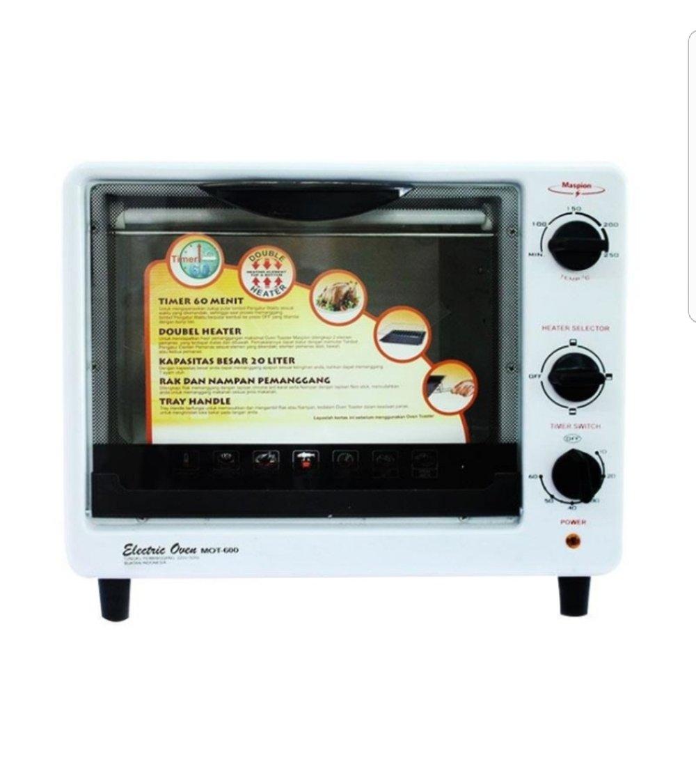 Maspion Oven Toaster MOT 600 Pemanggang Elektrik