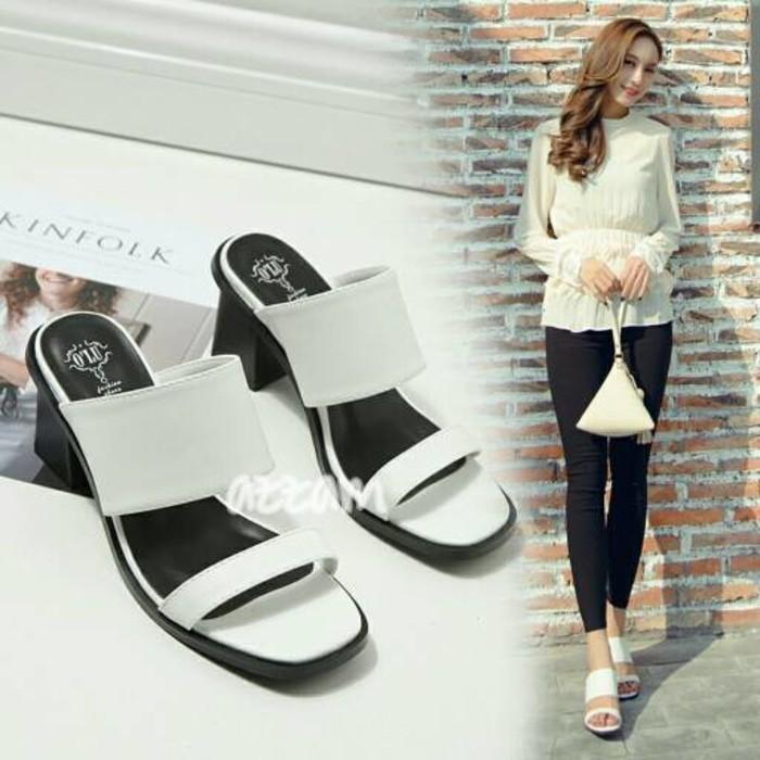 Harga Obral !! BIGHEELS OLIVIA PUTIH(WHITE) Termurah Se- Shopee