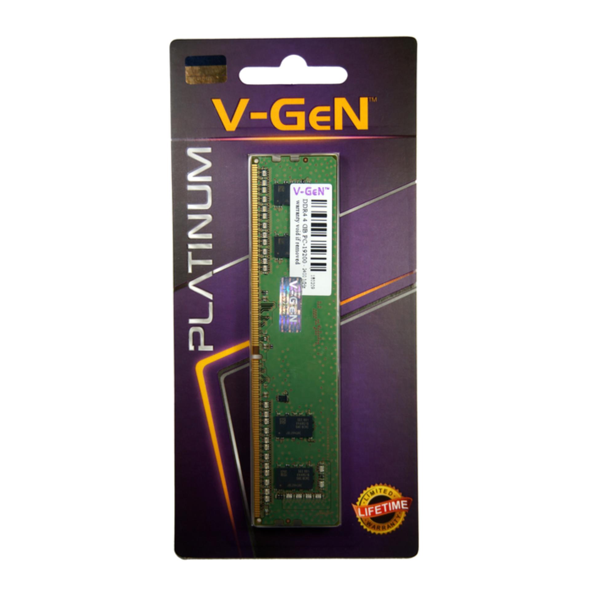 RAM DDR4 V-GeN 4GB PC19200/2400Mhz Long Dimm - Memory PC VGEN