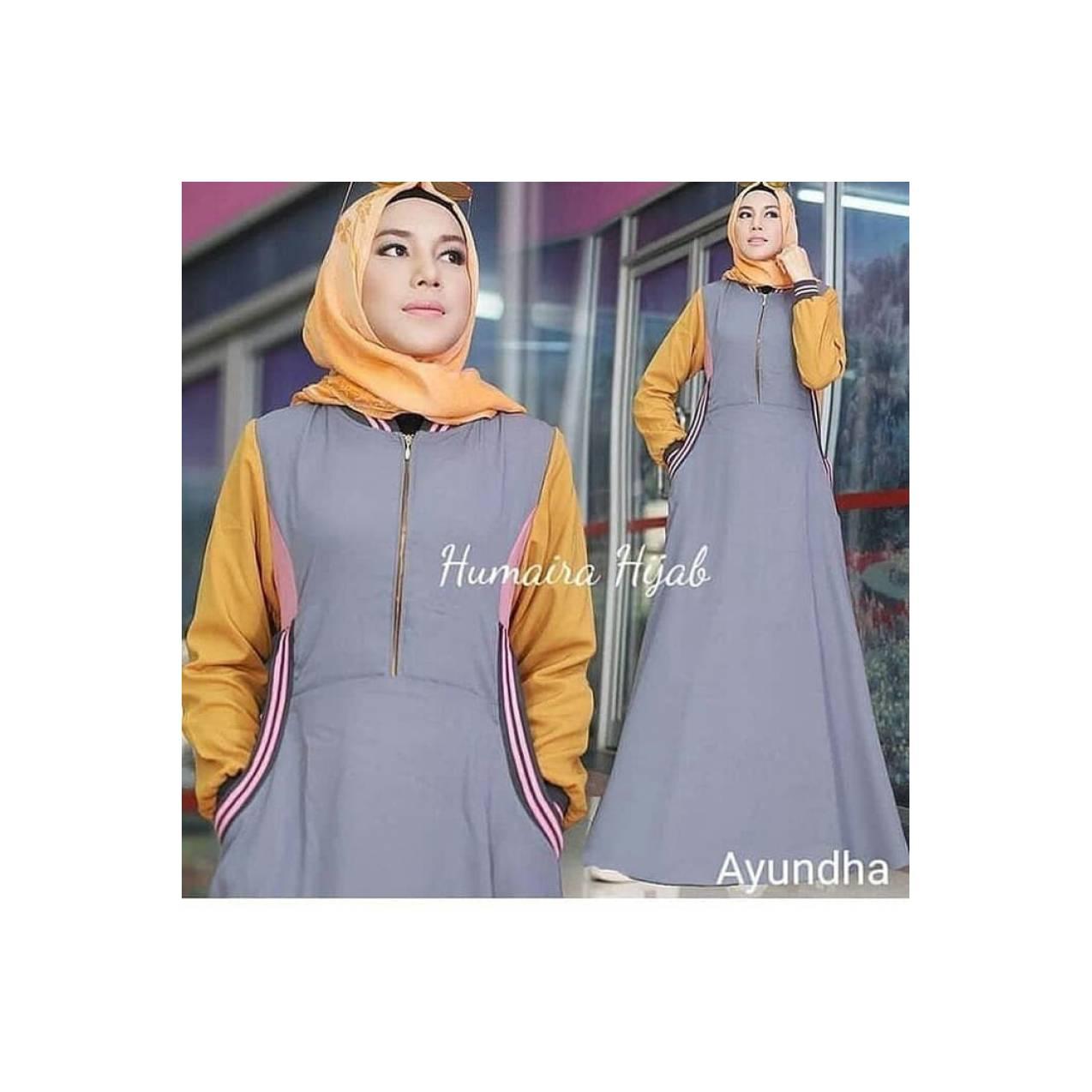 Jual baju muslim wanita murah / gamis panjang / ayundha dress