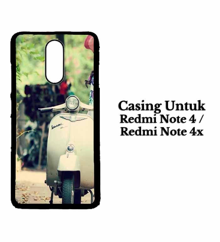 Casing XIAOMI REDMI NOTE 4X woman her vespa Hardcase Custom Case Se7enstores