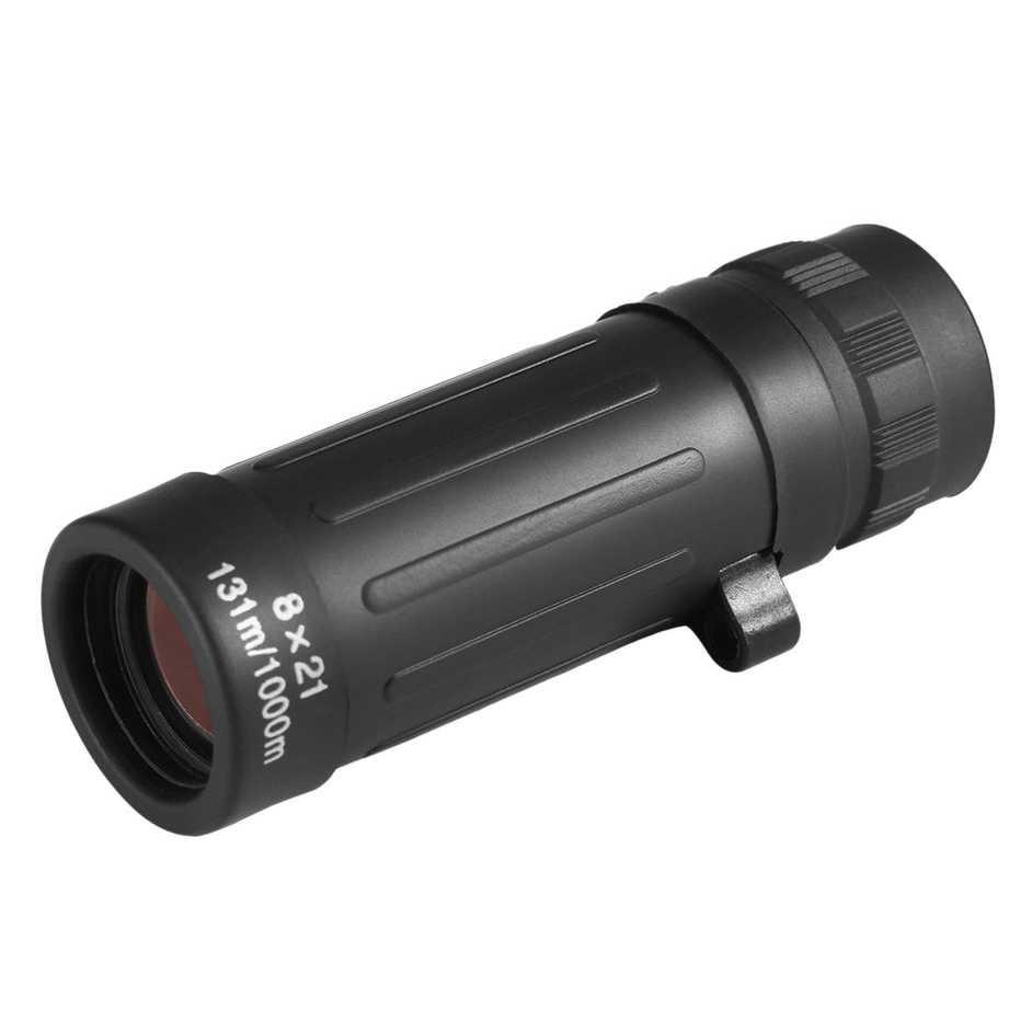 Compact Huting Monocular Telescope 8 x 21 Zoom Alat Pengamatan Alam Binatang Liar Jarak Jauh Observation Tool Teleskop Teloskop 92mm Outdoor Travel Nonton Pertandingan Di Stadion Mengamati Lebih Jelas Jernih Mudah Dibawa Portable s7042 - Black