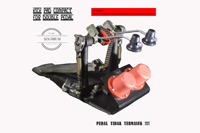 SZS Kick Pad Compact For Double Pedal With Special Beater