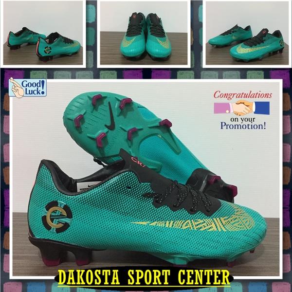 SEPATU BOLA - NEW 2018 MERCURIAL VAPOR XII PRO CR7 CLEAR JADE FG