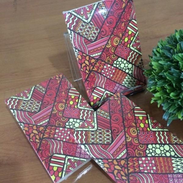 GAPJM42 : JURNAL Red Pattern Batik (mini)