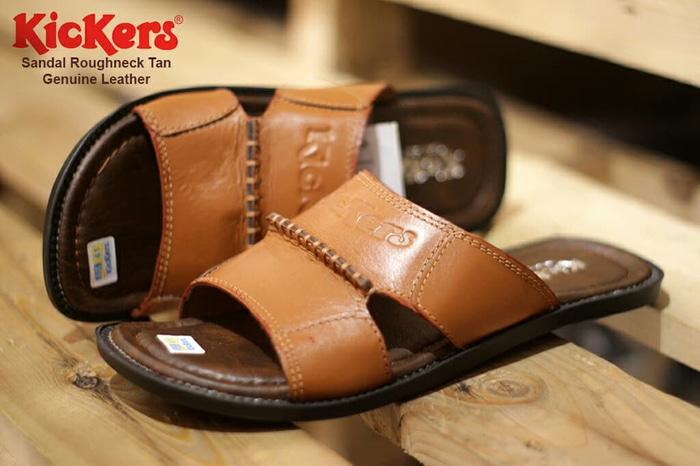 Diskon 10%!! Sandal Pria Kickers Roughneck Tan Concept - ready stock